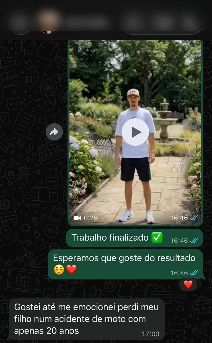 Depoimento real - filho