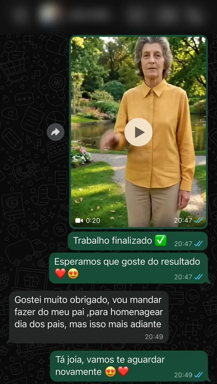 Depoimento real - pai